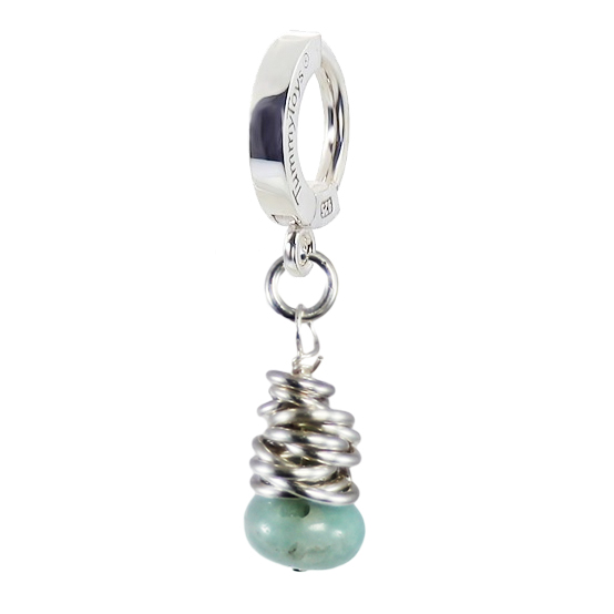 Quality Belly Rings. TummyToys Saltwater Silver Agate Clasp - Solid Silver Australian Hand Crafted Navel Jewellery